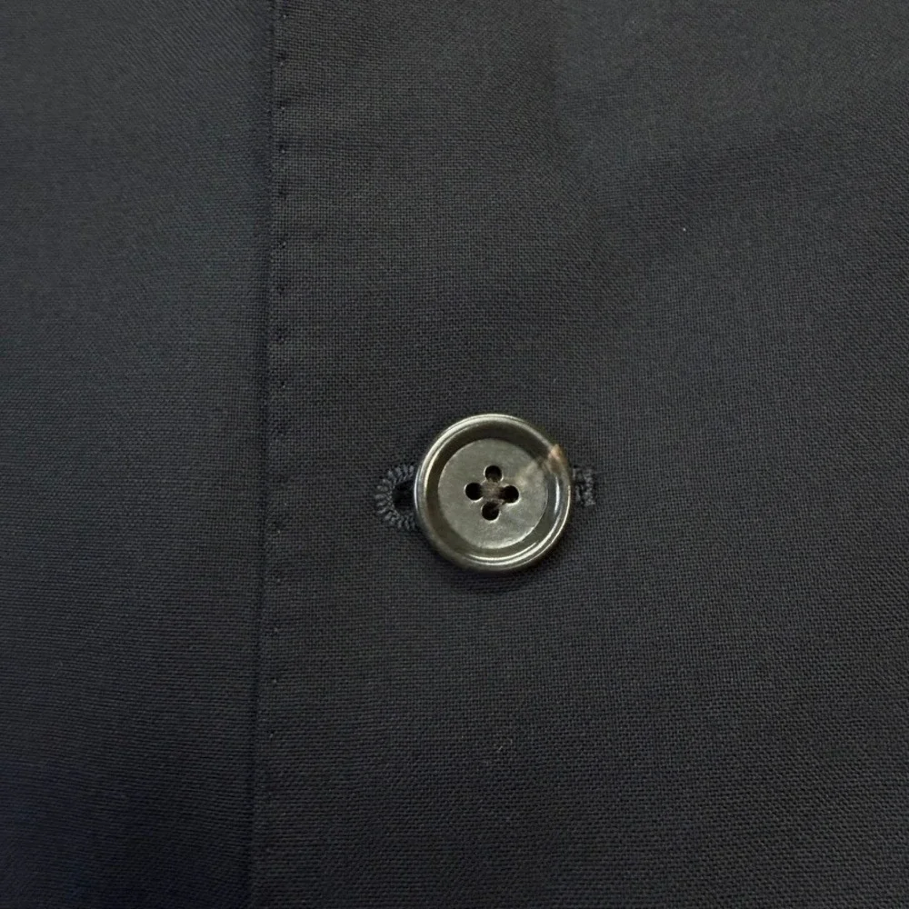 J.Crew Blazer Mens 42L Black Loro Piana Italian Wool Coat Jacket 3 Buttons